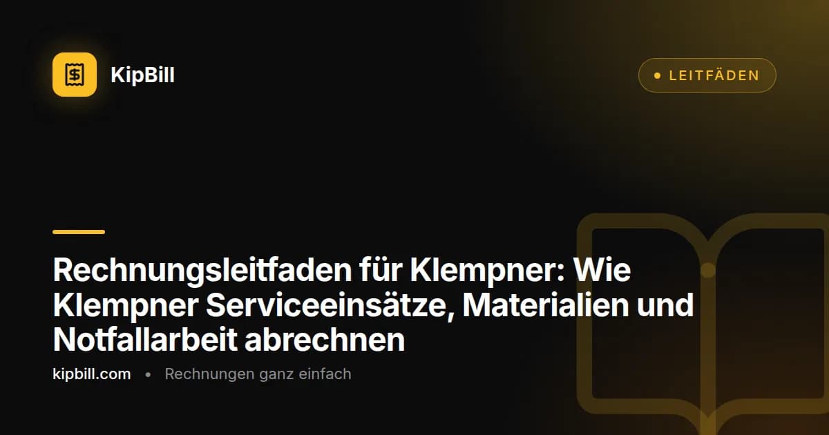 Klempner erstellt eine detaillierte Servicerechnung auf einem Tablet nach Abschluss einer Reparatur vor Ort