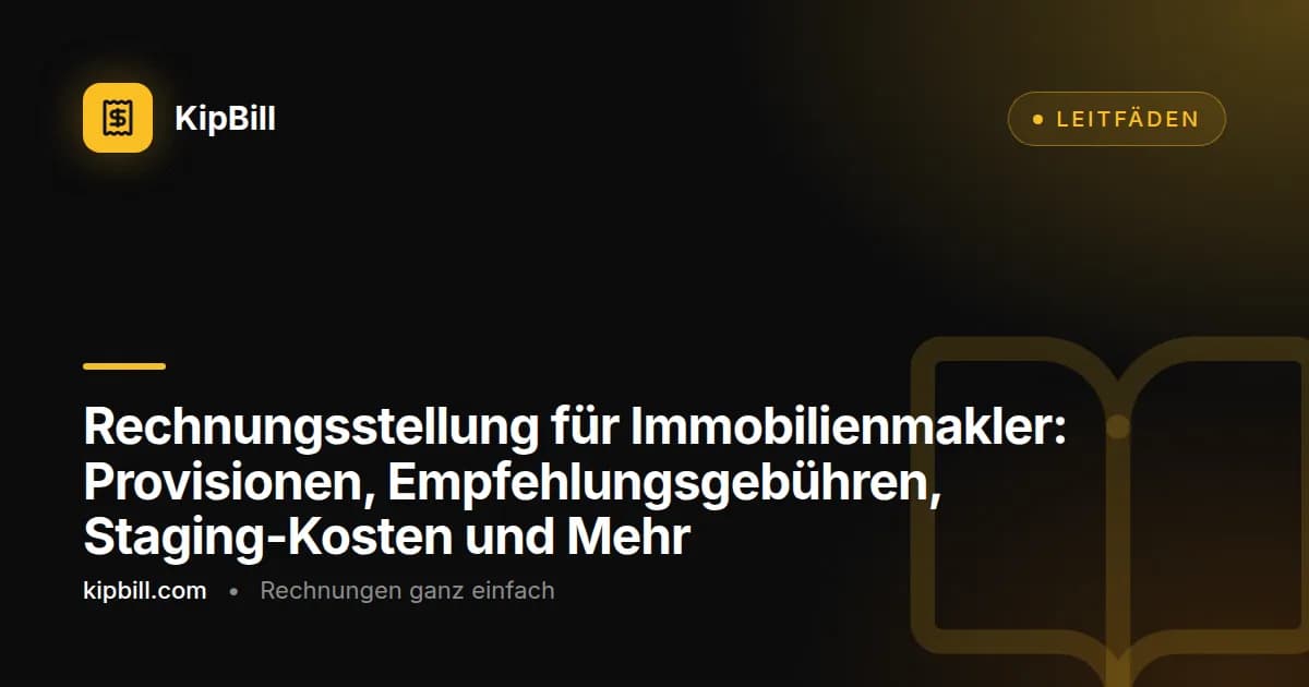 Ein Immobilienmakler überprüft Provisionsrechnungen am Schreibtisch mit Immobiliendokumenten