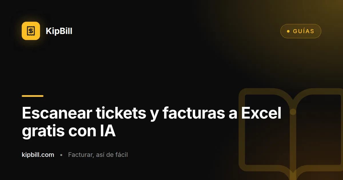 Foto de un ticket convertida en una hoja de Excel con líneas e IVA por tipo