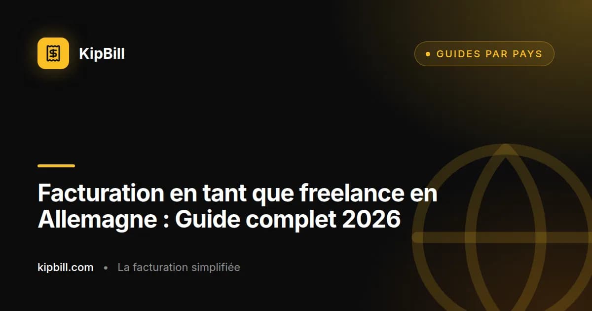 Guide complet de la facturation freelance en Allemagne