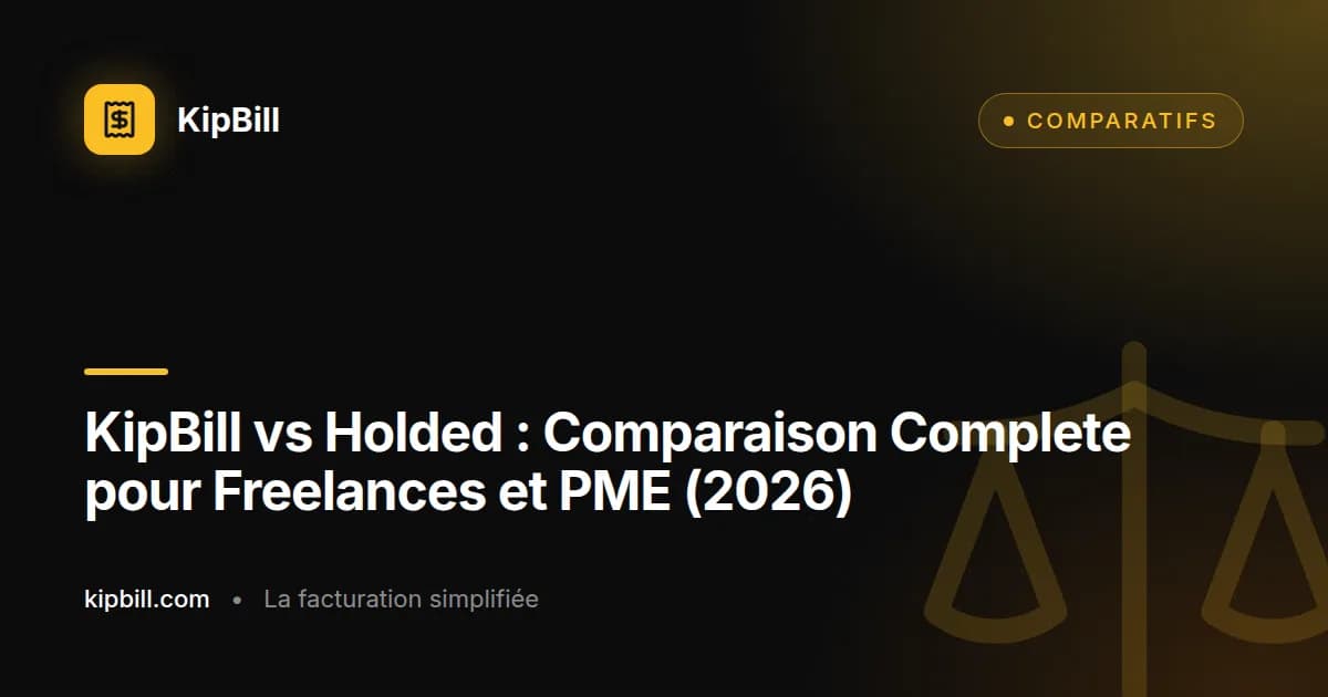KipBill vs Holded comparaison logiciel facturation 2026