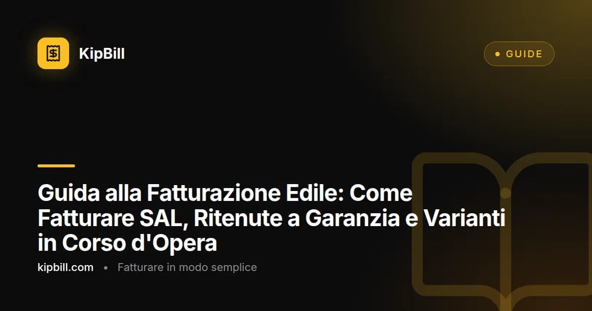Impresario edile che esamina una fattura SAL in cantiere con progetti e casco protettivo