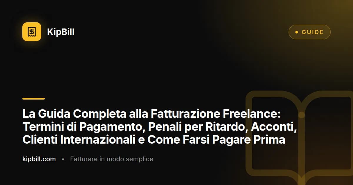 Un freelancer che lavora sulle fatture a una scrivania con laptop e caffè
