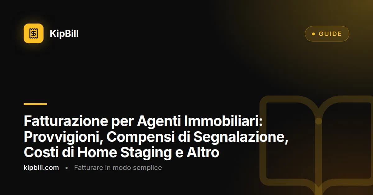 Un agente immobiliare che esamina fatture di provvigioni alla scrivania con documenti immobiliari