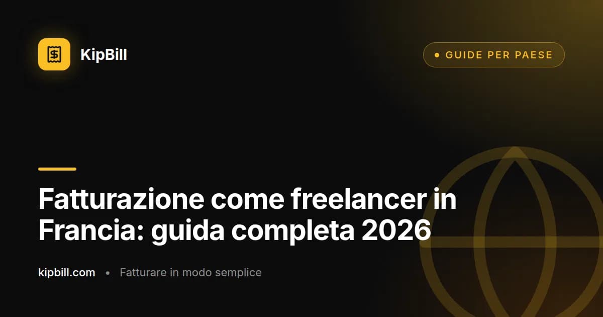Guida completa alla fatturazione per freelancer in Francia