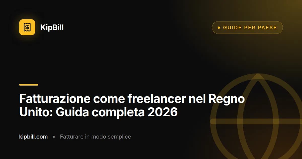 Guida completa alla fatturazione freelance nel Regno Unito