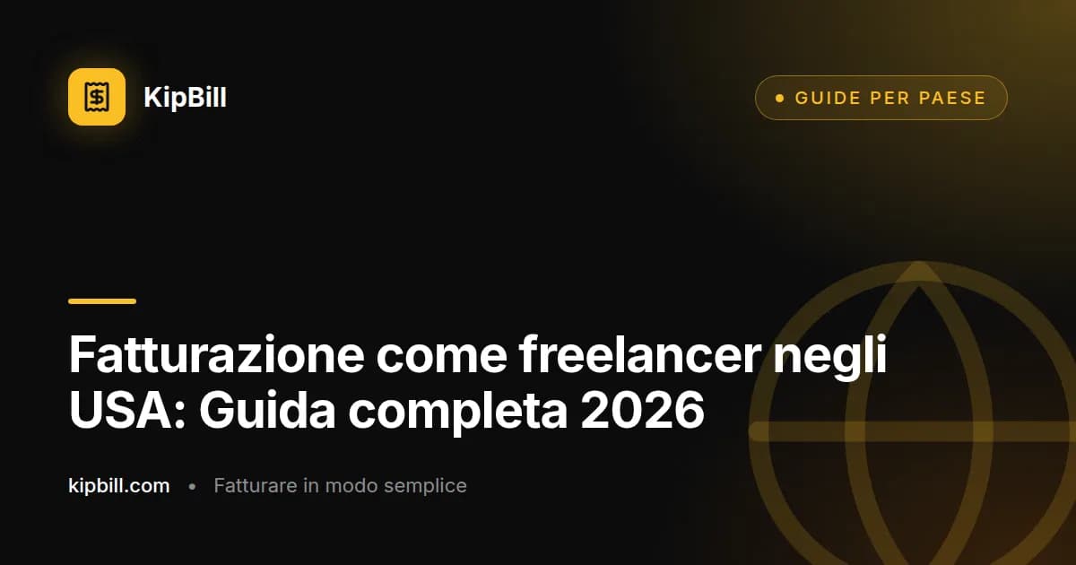 Guida completa alla fatturazione freelance negli Stati Uniti