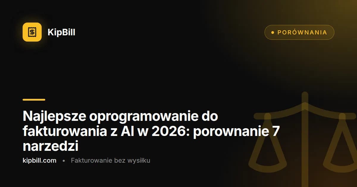 Porownanie oprogramowania do fakturowania z AI pokazujace rozne platformy i ich funkcje