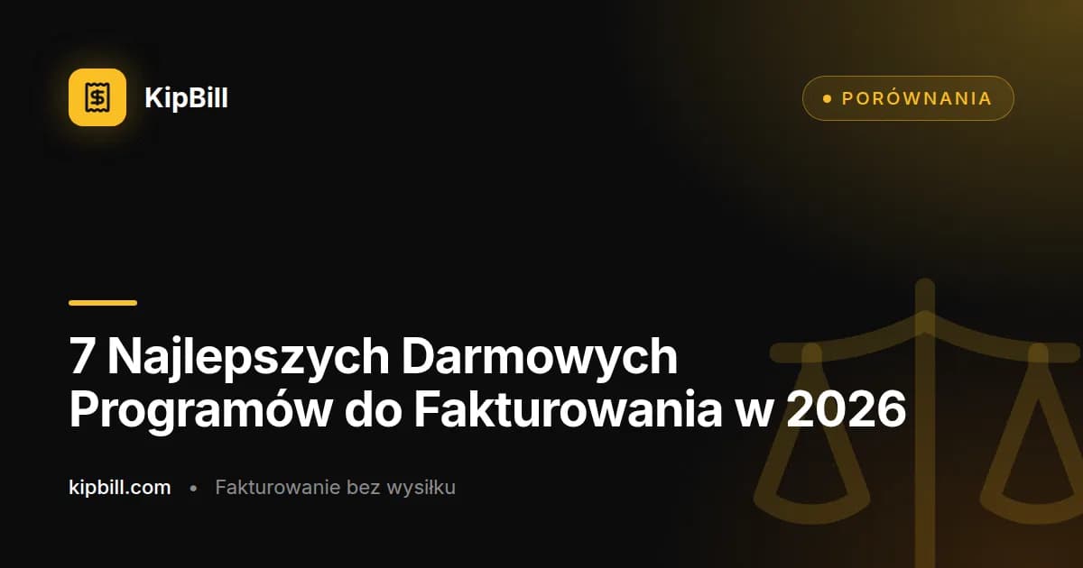 Porównanie najlepszych darmowych programów do fakturowania 2026