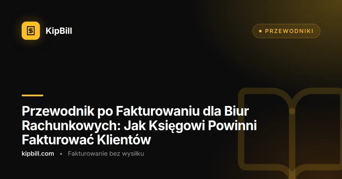 Księgowy przeglądający fakturę klienta obok dokumentów podatkowych i raportów finansowych na biurku