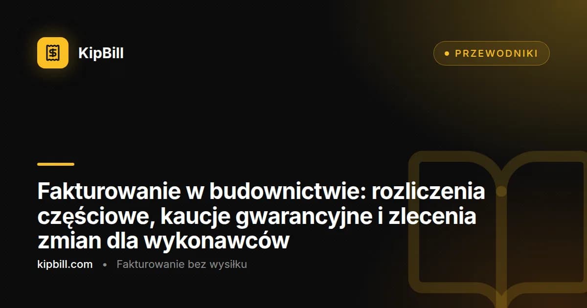 Wykonawca budowlany przeglądający fakturę częściową na placu budowy z planami i kaskiem