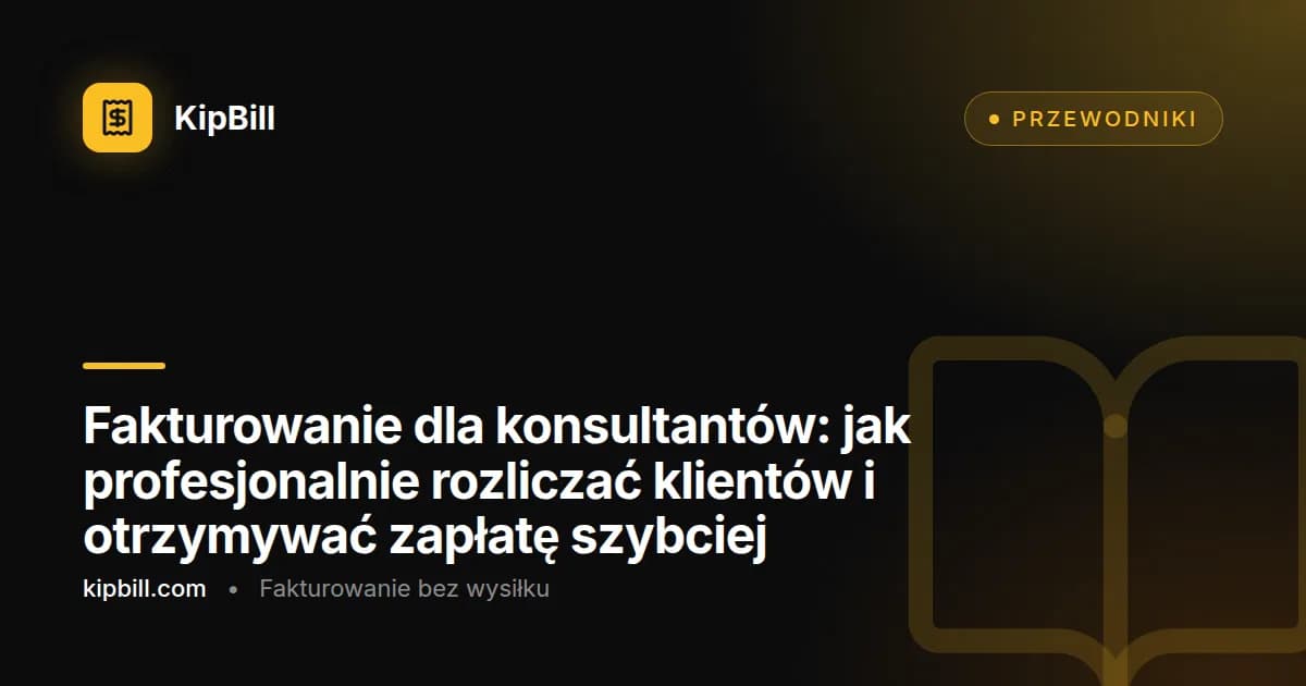 Konsultant przeglądający profesjonalną fakturę na laptopie z dokumentami projektowymi