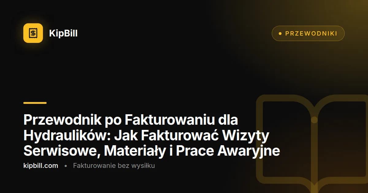 Hydraulik przygotowujący szczegółową fakturę serwisową na tablecie po zakończeniu naprawy na miejscu