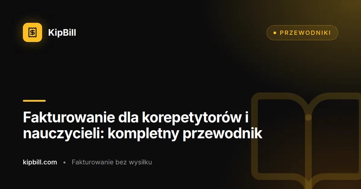 Prywatny korepetytor przygotowujący na laptopie fakturę za cotygodniowe lekcje
