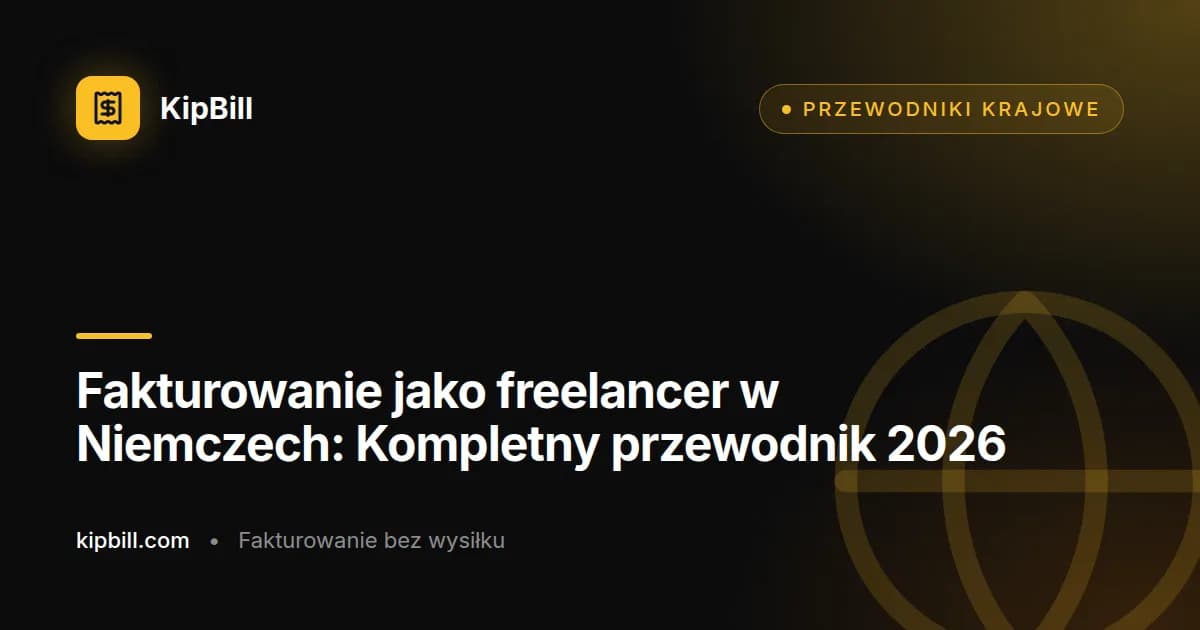 Kompletny przewodnik po fakturowaniu freelancerskim w Niemczech