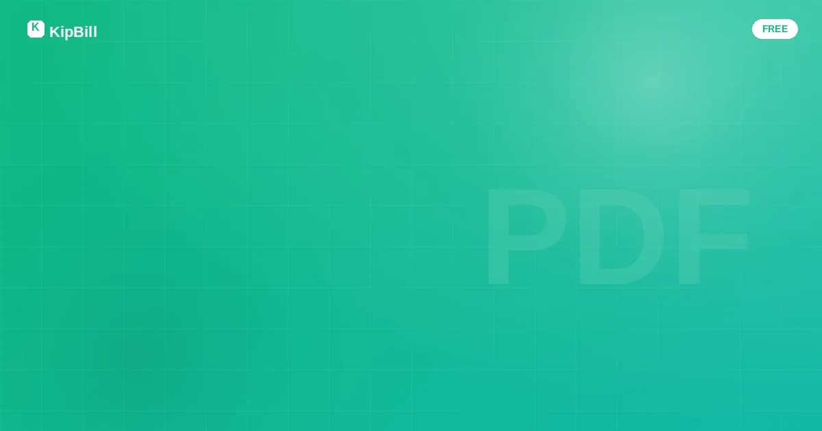 Collection of professional invoice templates