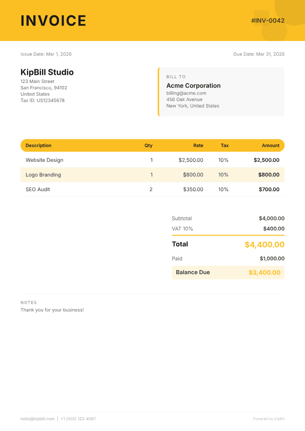 Invoice Software for Designers — Creative Billing Made Easy