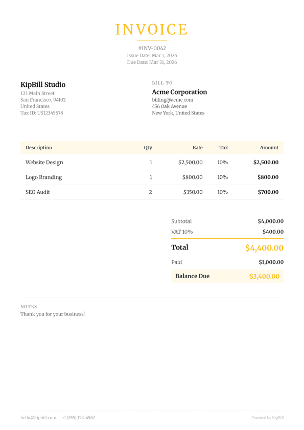 Invoice Software for Real Estate — Property Billing Simplified