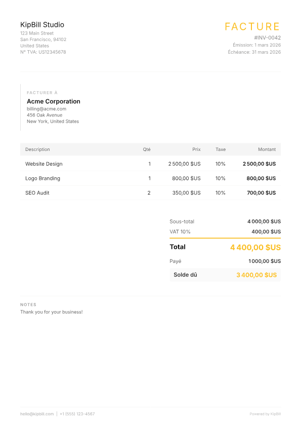 Logiciel de Facturation pour Entreprises de Nettoyage — Soyez Payé à Temps