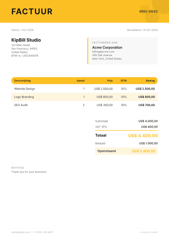 Facturatiesoftware voor Designers — Creatieve Facturatie Vereenvoudigd