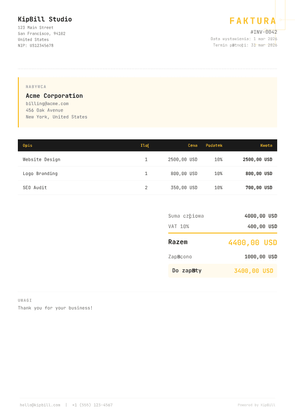 Program do faktur dla elektryków — Łatwe rozliczenia elektryczne