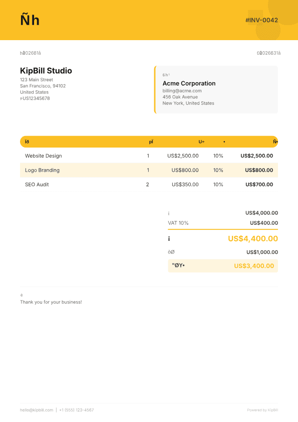 设计师发票软件 — 创意账单轻松搞定