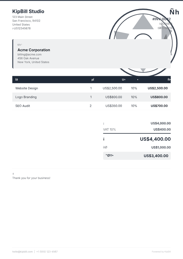 摄影师发票软件——创建和发送摄影发票