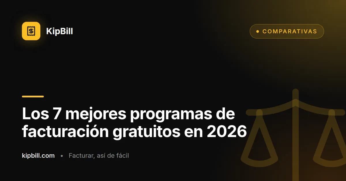 Comparación de los mejores software de facturación gratuitos en 2026