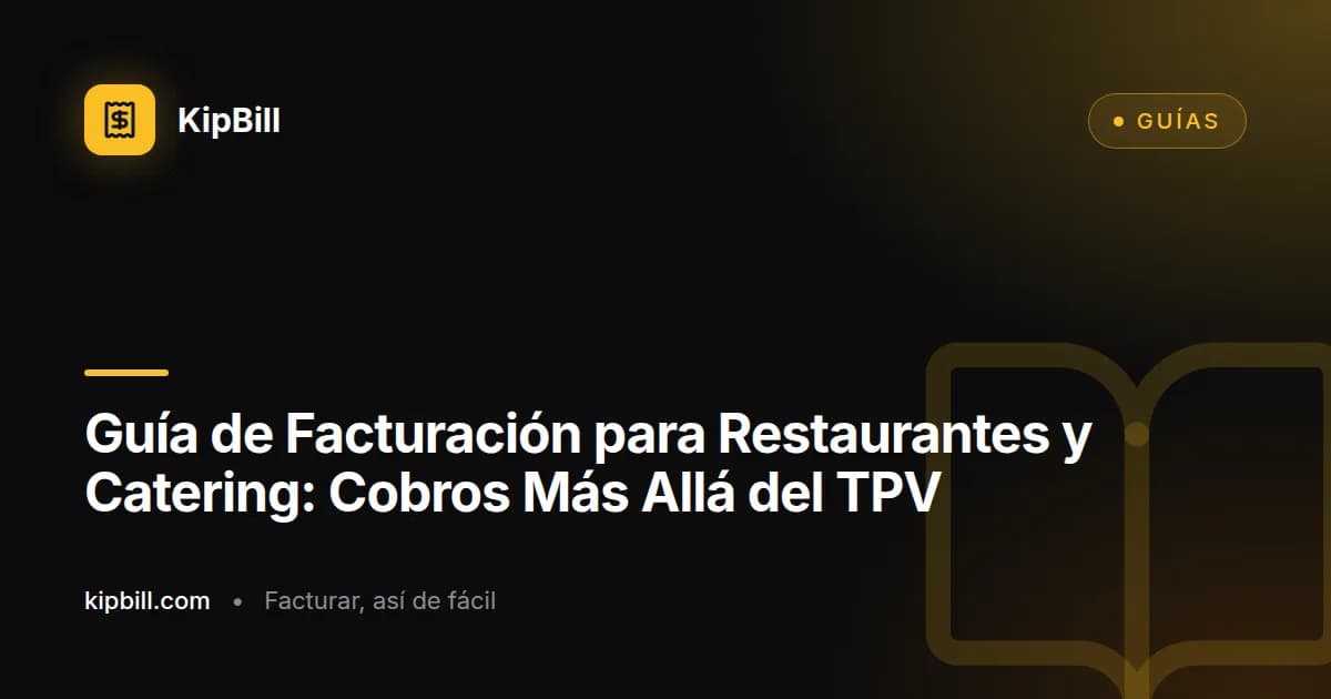 Propietario de restaurante revisando una factura de catering en un portátil en una cocina profesional
