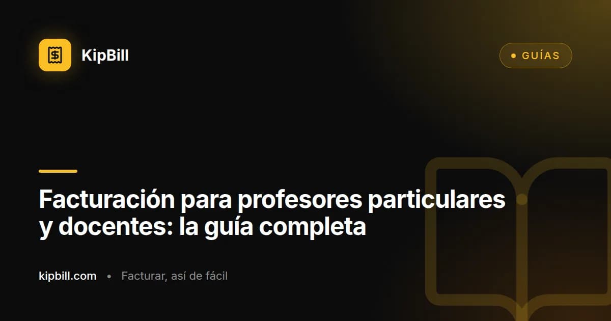 Un profesor particular preparando una factura de clases semanales en un portátil