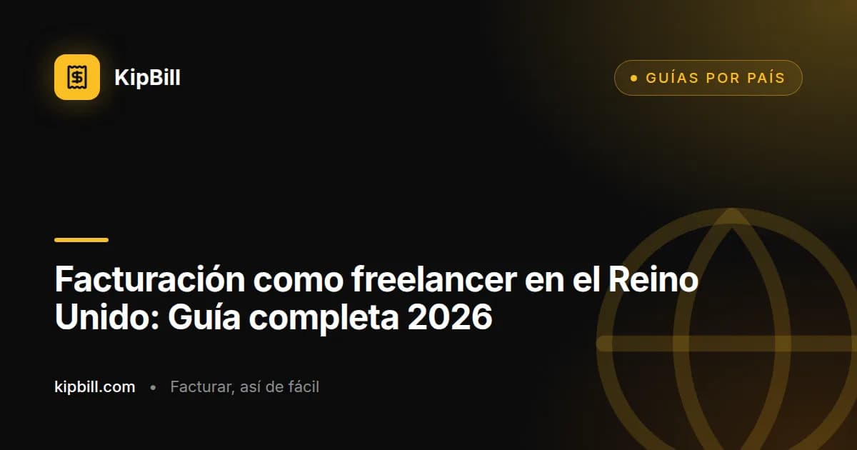 Guía completa de facturación freelance en el Reino Unido