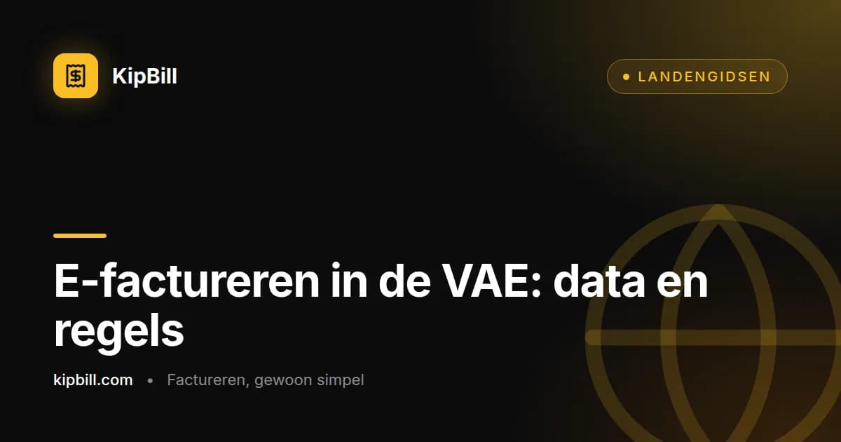 Tijdlijn van de e-factuurplicht in de Verenigde Arabische Emiraten per omzetgrens en voor overheden