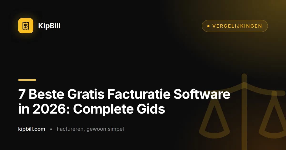 Beste gratis facturatiesoftware 2026