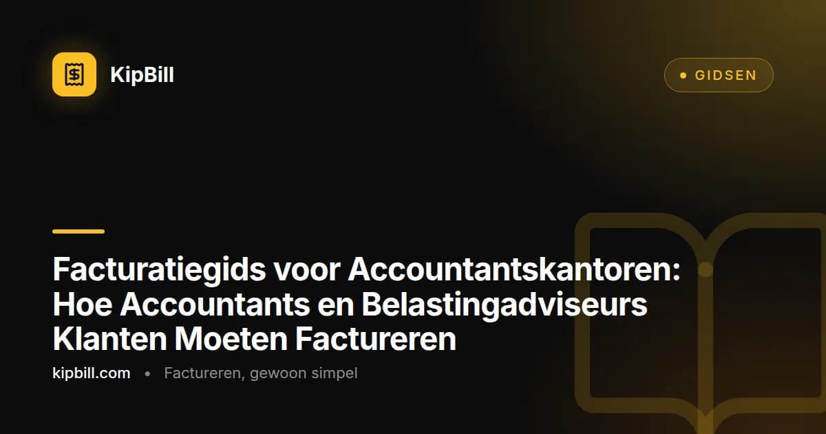 Accountant die een klantfactuur bekijkt naast belastingdocumenten en financiële rapporten op een bureau