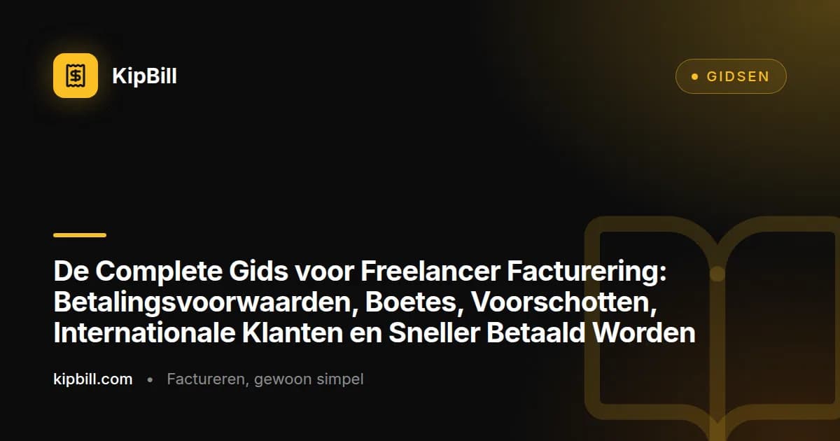 Een freelancer die werkt aan facturen aan een bureau met laptop en koffie