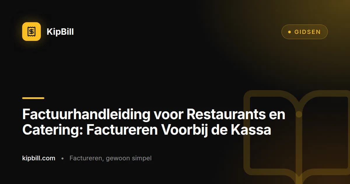 Restauranteigenaar die een cateringfactuur bekijkt op een laptop in een professionele keuken