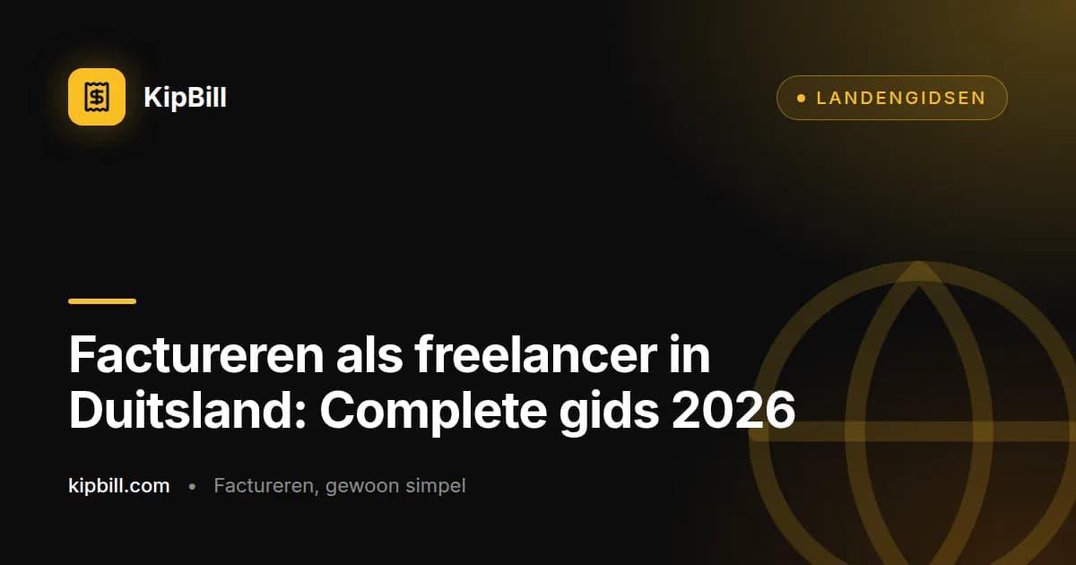 Complete gids voor freelance facturering in Duitsland