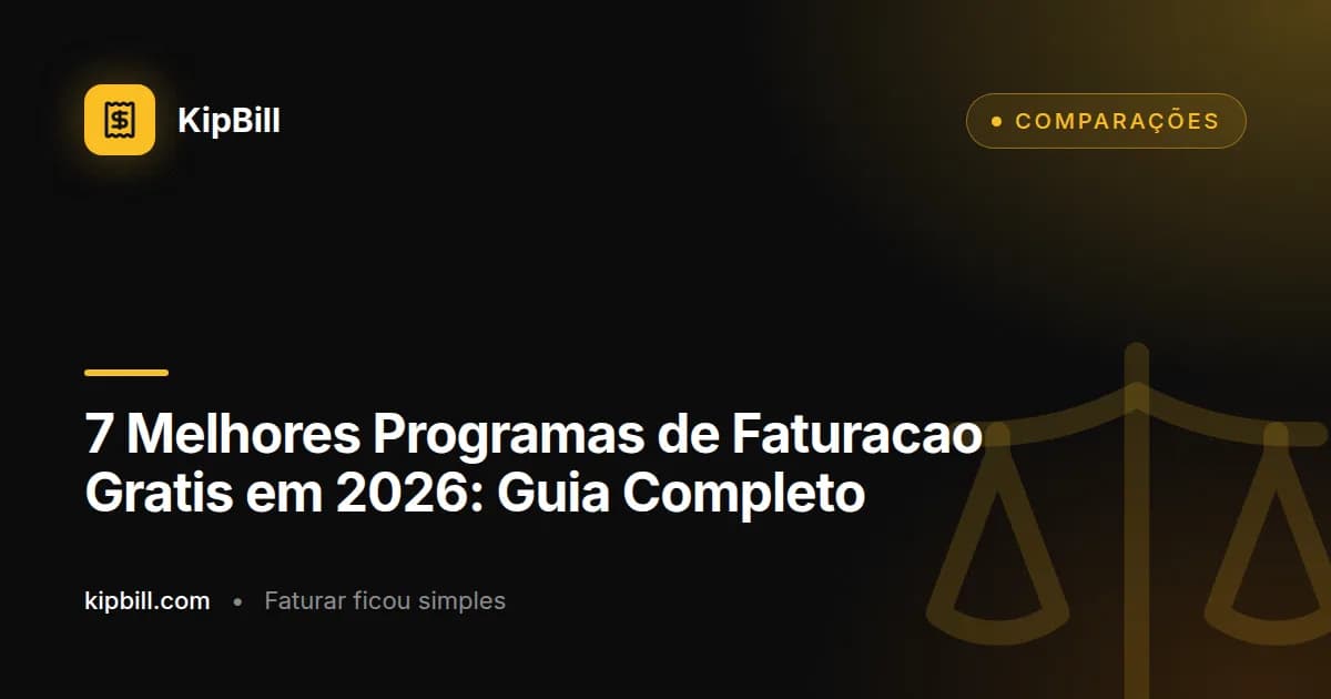 Melhores programas de faturação grátis 2026