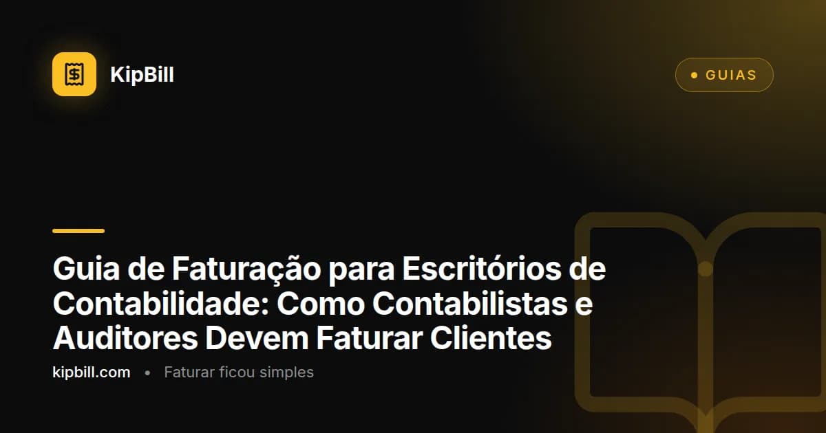 Contabilista a analisar uma fatura de cliente ao lado de documentos fiscais e relatórios financeiros numa secretária