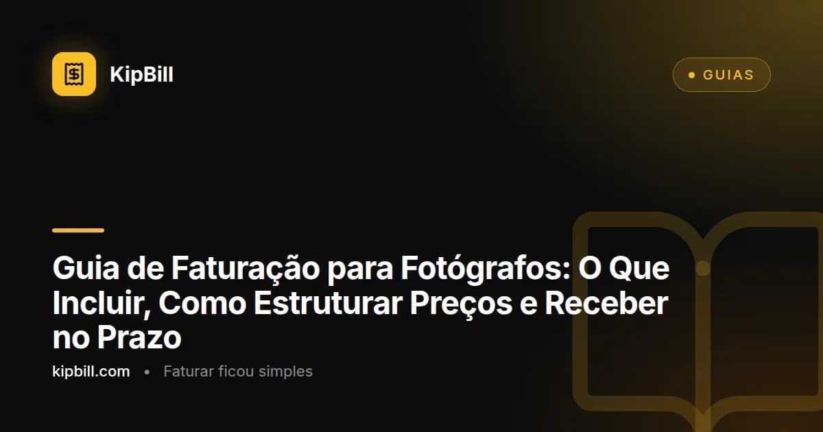 Fotógrafo a analisar uma fatura no laptop junto a equipamento fotográfico