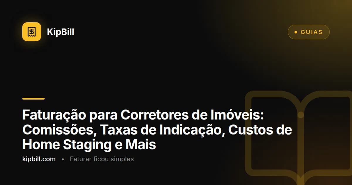 Um corretor de imóveis revisando faturas de comissões em uma mesa com documentos de propriedades