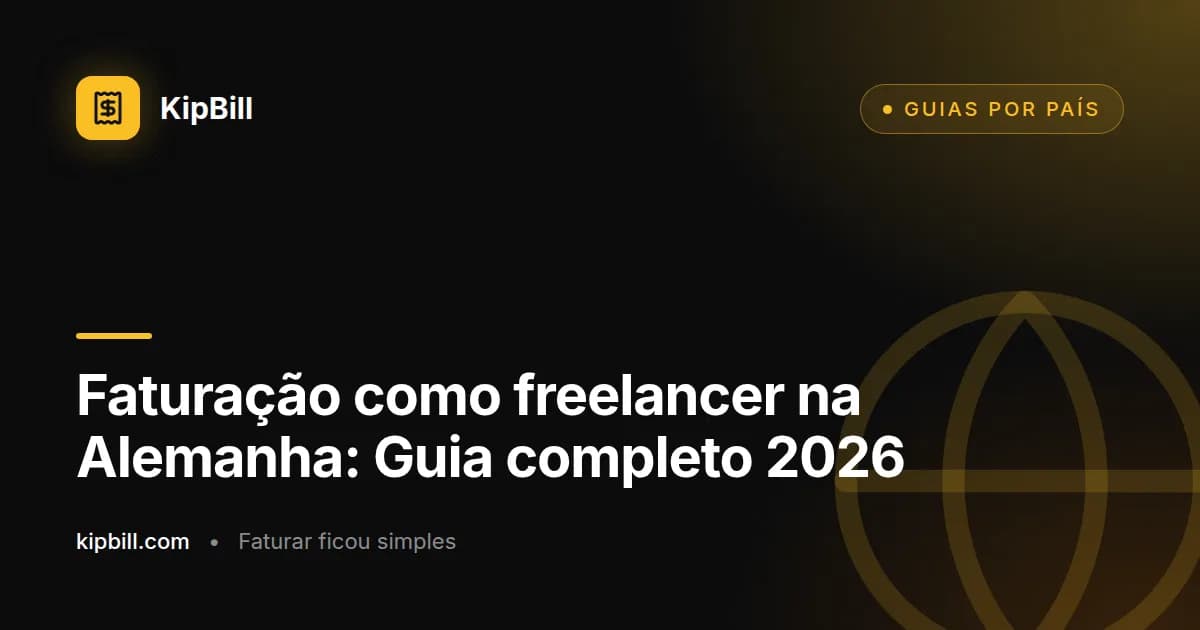 Guia completo de faturação freelance na Alemanha