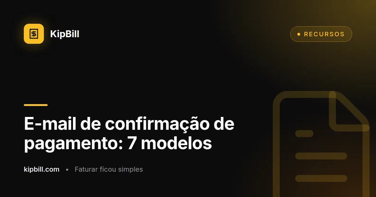 Modelos de e-mail de recibo de pagamento e agradecimento para freelancers e pequenas empresas