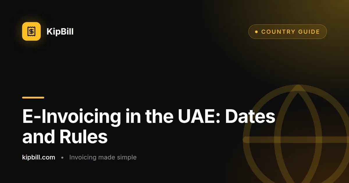 Timeline of the UAE e-invoicing rollout by revenue band and for government entities