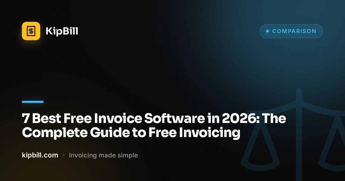 7 Best Free Invoice Software in 2026: The Complete Guide to Free ...